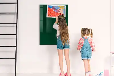 Quadro magnético para desenhar na cor verde-garrafa