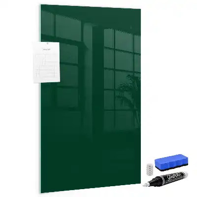 Quadro magnético para desenhar na cor verde-garrafa