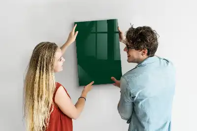 Quadro magnético para desenhar na cor verde-garrafa