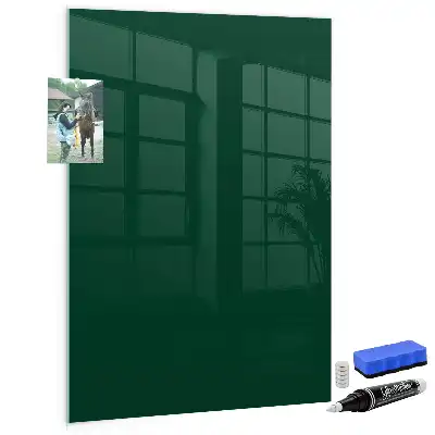 Quadro magnético para desenhar na cor verde-garrafa