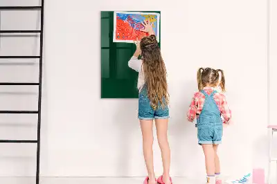 Quadro magnético para desenhar na cor verde-garrafa