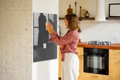 Quadro magnético com caneta na cor cinza