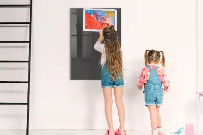 Quadro magnético com caneta na cor cinza
