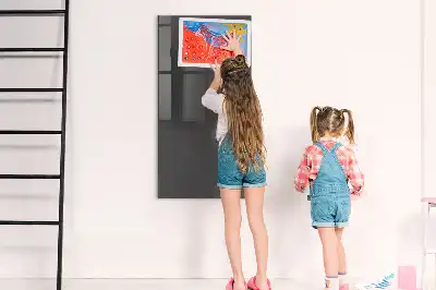 Quadro magnético com caneta na cor cinza