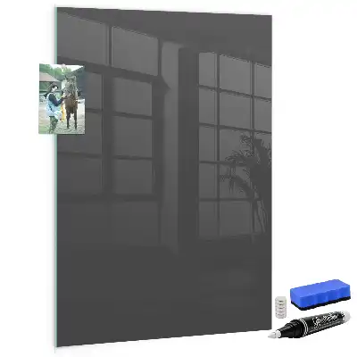 Quadro magnético com caneta na cor cinza