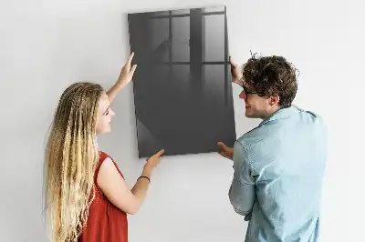 Quadro magnético com caneta na cor cinza
