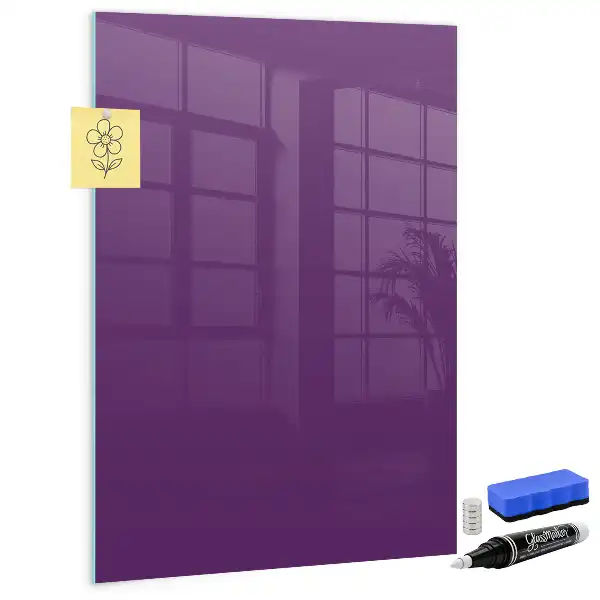 Quadro magnético para desenho na cor roxa
