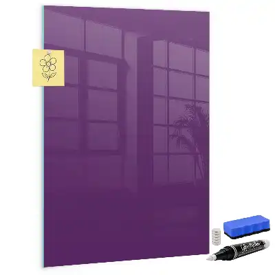 Quadro magnético para desenho na cor roxa
