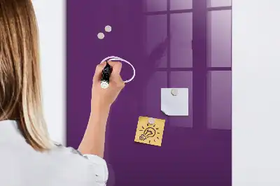 Quadro magnético para desenho na cor roxa