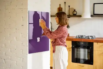 Quadro magnético para desenho na cor roxa