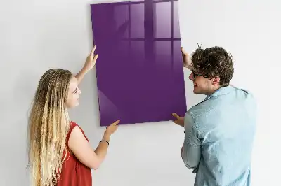 Quadro magnético para desenho na cor roxa