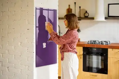 Quadro magnético para desenho na cor roxa