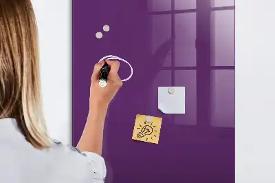 Quadro magnético para desenho na cor roxa