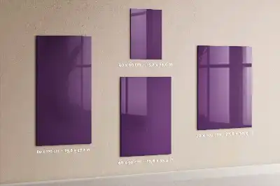 Quadro magnético para desenho na cor roxa