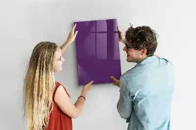Quadro magnético para desenho na cor roxa