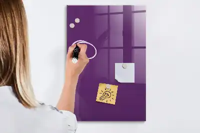 Quadro magnético para desenho na cor roxa