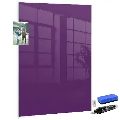 Quadro magnético para desenho na cor roxa