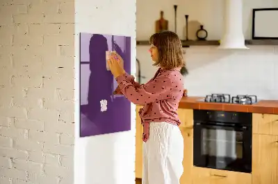 Quadro magnético para desenho na cor roxa
