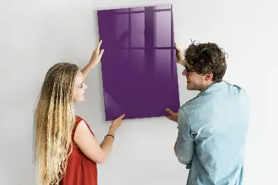 Quadro magnético para desenho na cor roxa