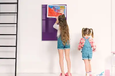 Quadro magnético para desenho na cor roxa