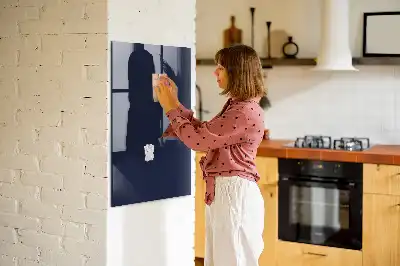 Quadro magnético com caneta na cor azul-marinho escuro