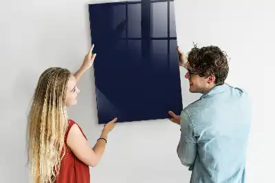 Quadro magnético com caneta na cor azul-marinho escuro