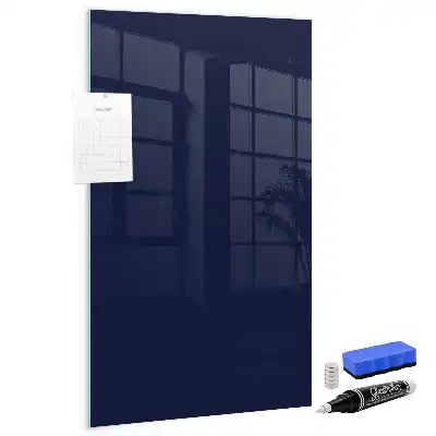 Quadro magnético com caneta na cor azul-marinho escuro