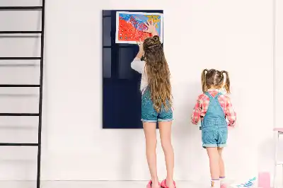 Quadro magnético com caneta na cor azul-marinho escuro