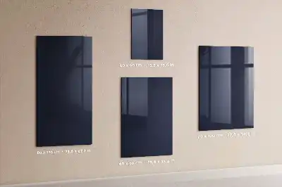 Quadro magnético com caneta na cor azul-marinho escuro