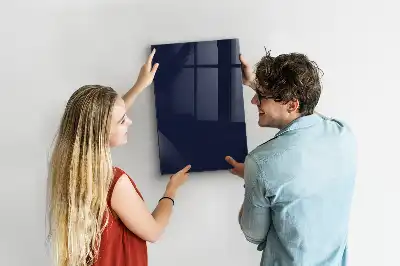 Quadro magnético com caneta na cor azul-marinho escuro