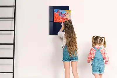 Quadro magnético com caneta na cor azul-marinho escuro