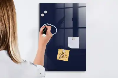 Quadro magnético com caneta na cor azul-marinho escuro