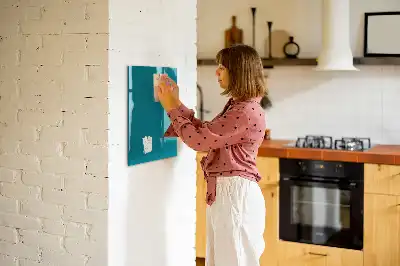 Quadro magnético para desenhar na cor azul-escuro
