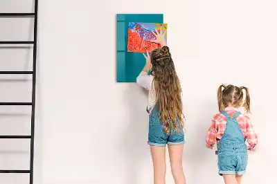 Quadro magnético para desenhar na cor azul-escuro