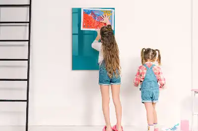 Quadro magnético para desenhar na cor azul-escuro