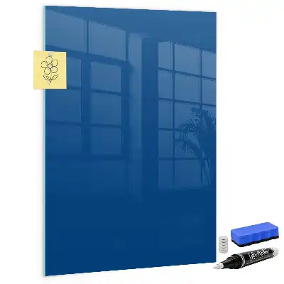 Quadro magnético com caneta azul