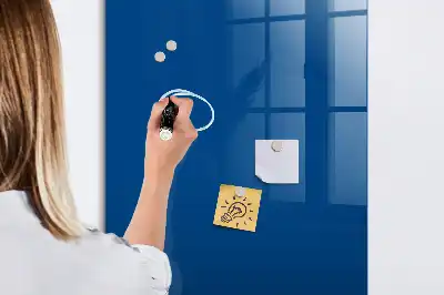 Quadro magnético com caneta azul
