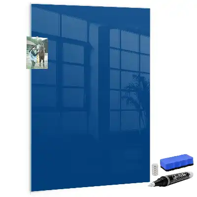 Quadro magnético com caneta azul