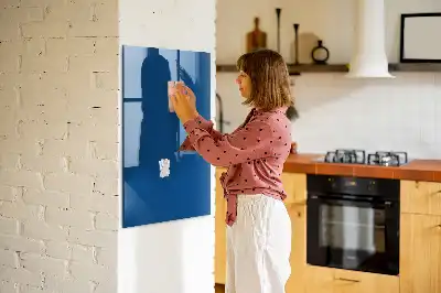 Quadro magnético com caneta azul
