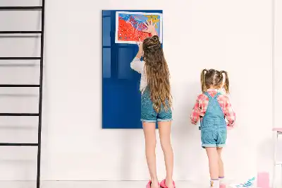 Quadro magnético com caneta azul
