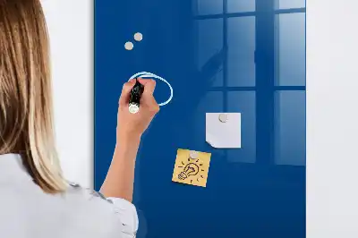 Quadro magnético com caneta azul