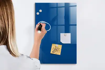 Quadro magnético com caneta azul