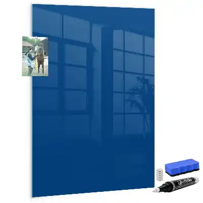 Quadro magnético com caneta azul