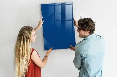 Quadro magnético com caneta azul