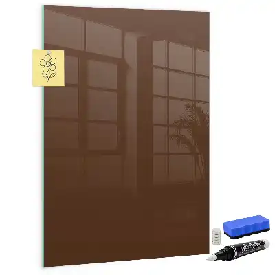 Quadro magnético para desenho na cor marrom