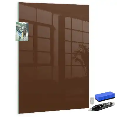 Quadro magnético para desenho na cor marrom
