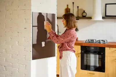 Quadro magnético para desenho na cor marrom