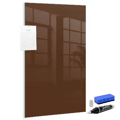 Quadro magnético para desenho na cor marrom