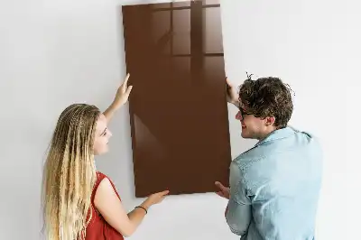 Quadro magnético para desenho na cor marrom