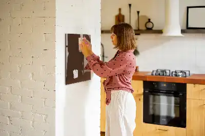 Quadro magnético para desenho na cor marrom